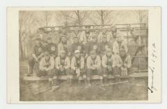 St. Olaf College 1912 baseball squad postcard #1