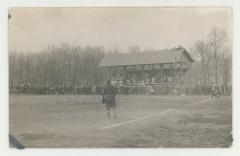 St. Olaf College baseball game grand stands postcard