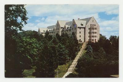 Thorson Hall dormitory for men postcards