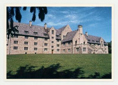 East side view of Thorson Hall postcard