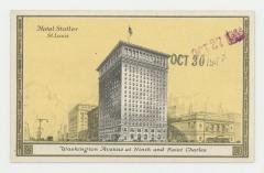 Hotel Statler, St. Louis, Missouri postcard