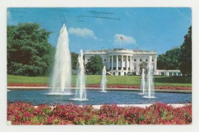 The White House postcard