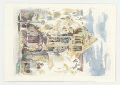 Thorson Hall watercolor postcard