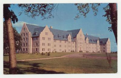 Thorson Hall St. Olaf College postcard