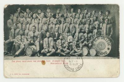 The band that made the Norway trip, summer 1906 postcard #1