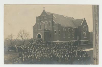 Event at Hoyme Chapel postcard