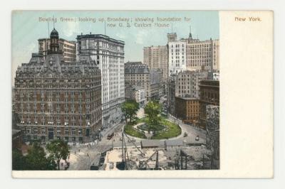 Bowling Green New York City postcard