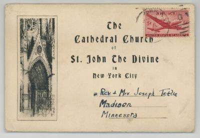 The Cathedral Church of St. John the Divine postcard booklet