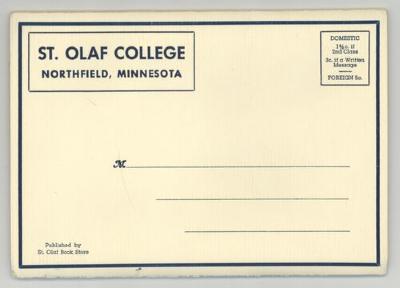 St. Olaf College campus and building postcard books