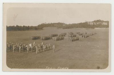 Band dress practice postcard