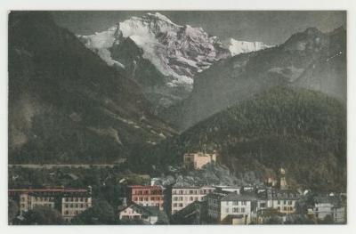 The Interlachen and the Jung Frau postcard