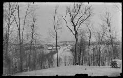 View east from window in Ladies' Hall on St. Olaf Avenue (49)