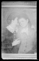 Photograph of Herbjorn Gausta's painting "Whispering/The Secret" (24)