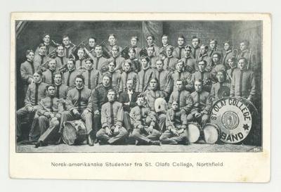 Norsk-amerikanske Studenter fra St. Olaf College, Northfield postcard #1