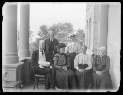 On porch of the Main (641)