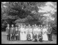 Academy Graduates in front of trees (1144)