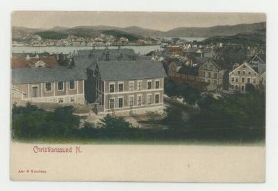 Christianssund Norway postcard