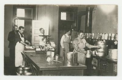 Ytterboe Hall kitchen postcard