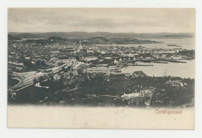 Christianssand postcard