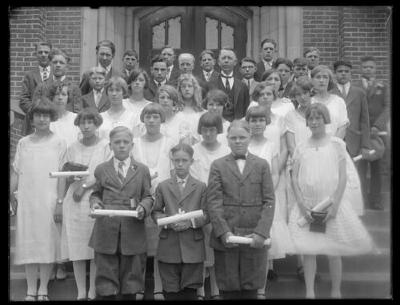 Confirmation class, 1925 (number one) (1701)