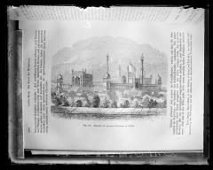 Photograph of a book page of mosque, Delhi, India (1728)