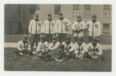 St. Olaf College baseball team sweaters postcard #3