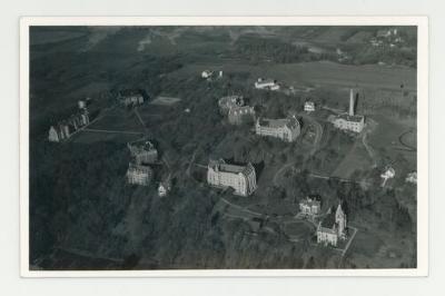Aerial view of St. Olaf College postcard #2
