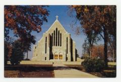 Boe Memorial Chapel in the fall postcard #2