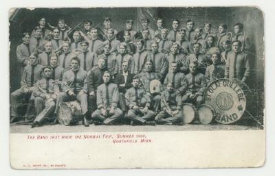 The band that made the Norway trip, summer 1906 postcard #2