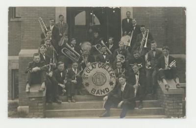 St. Olaf College band postcard #2