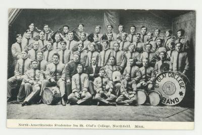 Norsk-amerikanske Studenter fra St. Olaf College, Northfield postcard #2