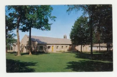 Radio building St. Olaf College postcard #2