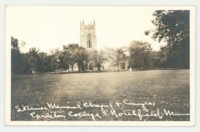 Skinner Memorial Chapel, Carleton College postcard