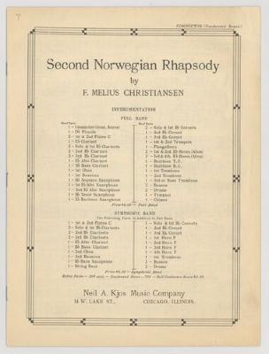 Second Norwegian Rhapsody