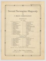 Second Norwegian Rhapsody