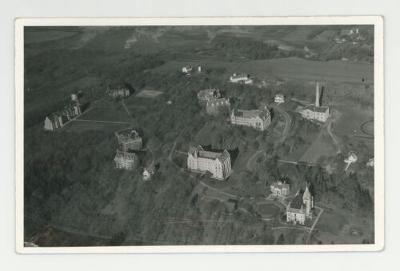 Aerial view of St. Olaf College postcard #1