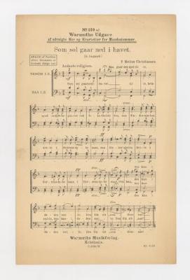 Som Sol Gaar Ned i Havet