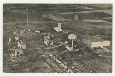 St. Olaf College from the sky postcard