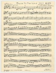 Orchestra sheet music for Praise to the Lord