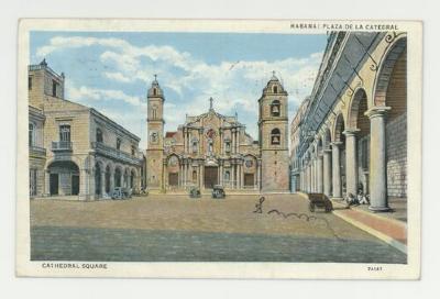 Havana: Cathedral Square postcard