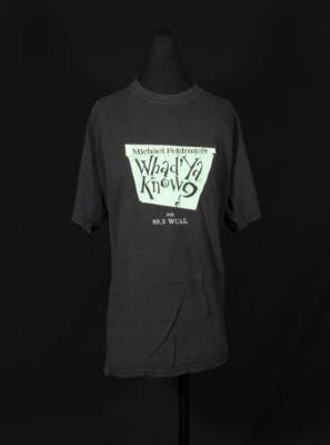 Black "Michael Feldman's Whad'Ya Know?" T-shirt