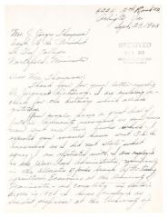 Letter from George Leroy Peterson
