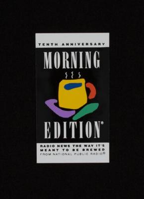 Morning Edition tenth anniversary magnets