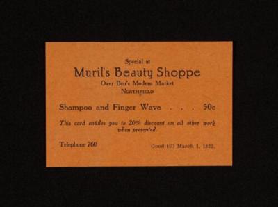 Muril's Beauty Shoppe coupon
