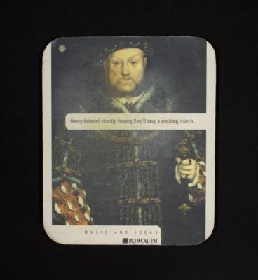 WCAL Henry VIII mouse pad