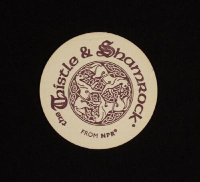 The Thistle & Shamrock coasters