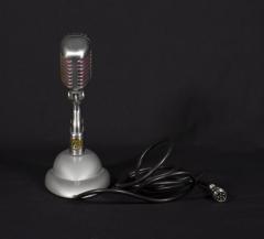 Shure Model 55 Unidyne microphone with stand
