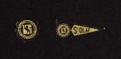 Miniature St. Olaf pennants and seals