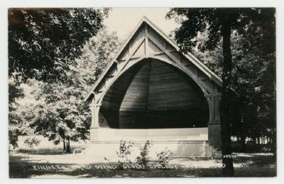 Finseth band stand postcard