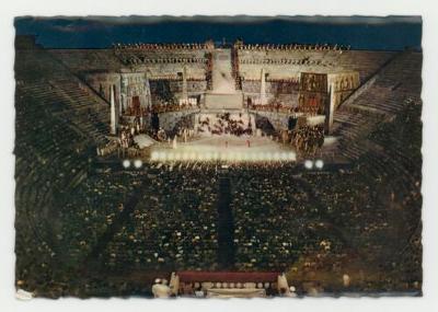 The Arena postcard